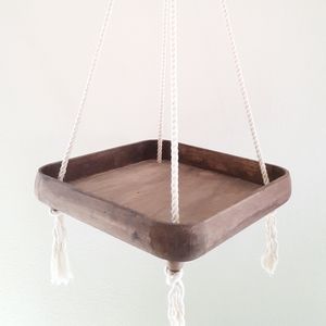 Bohemian Macrame With Tray Plant Hanger Home Decoration